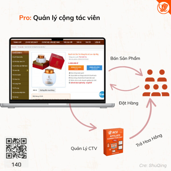 Affiliate cho web bán hàng