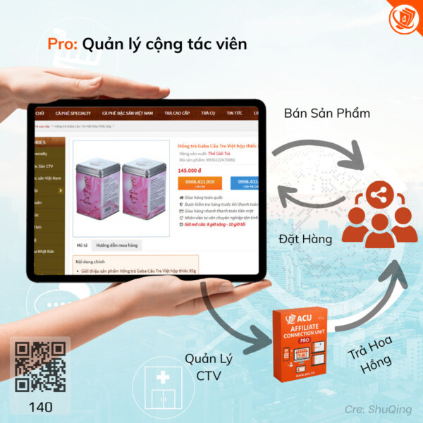 Affiliate cho web bán hàng