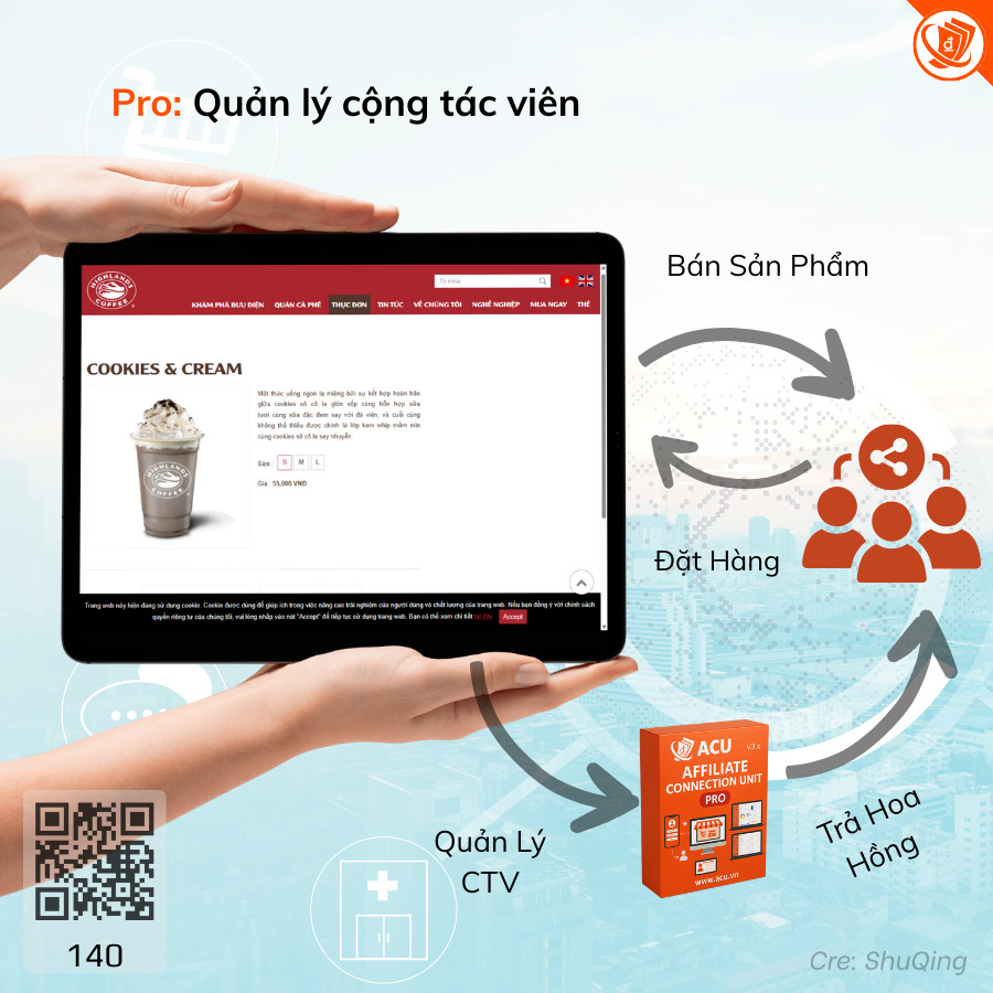 Affiliate cho web bán hàng