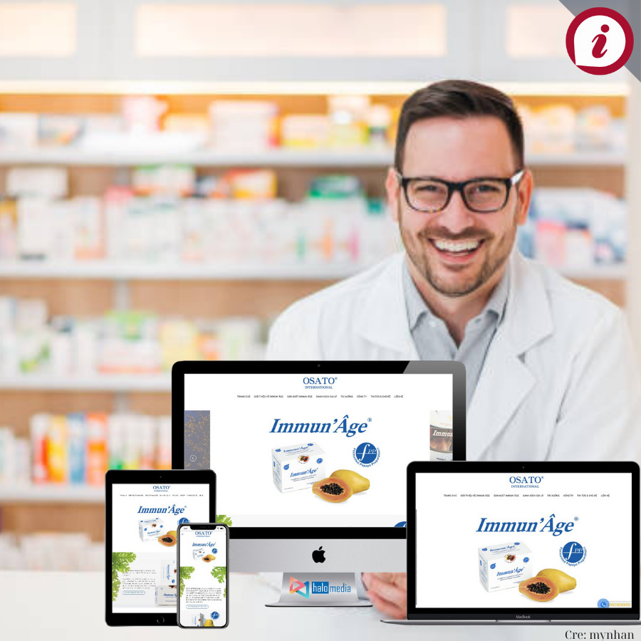 Thiết kế website dược phẩm