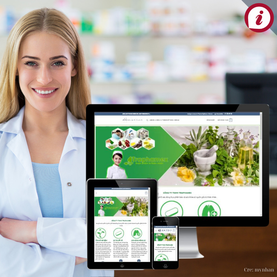 Thiết kế website dược phẩm
