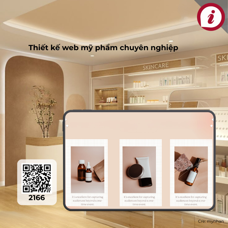 Thiết kế web mỹ phẩm chuyên nghiệp