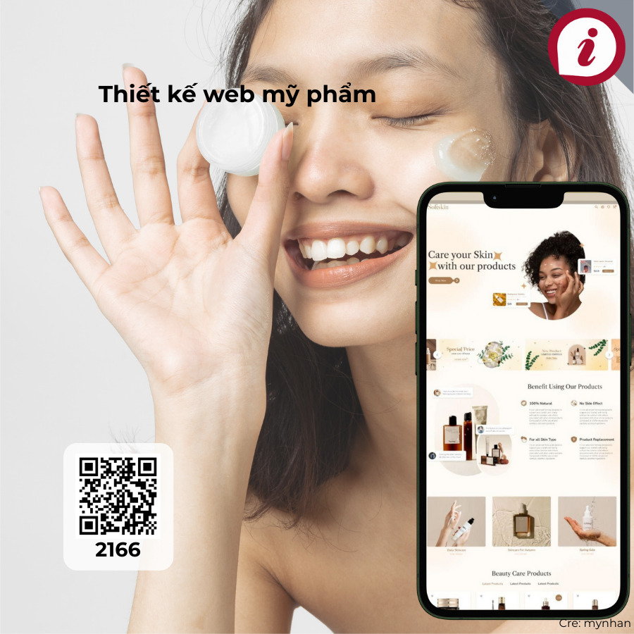Thiết kế web mỹ phẩm chuyên nghiệp