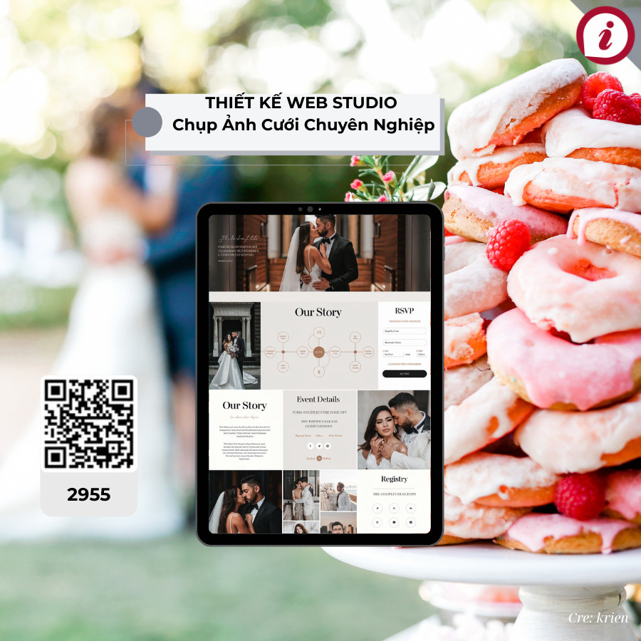 Thiết kế web studio chụp ảnh cưới chuyên ngiệp