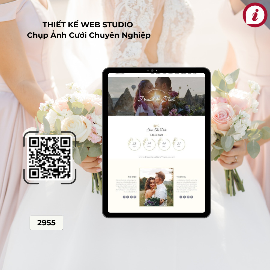 Thiết kế web studio chụp ảnh cưới chuyên ngiệp