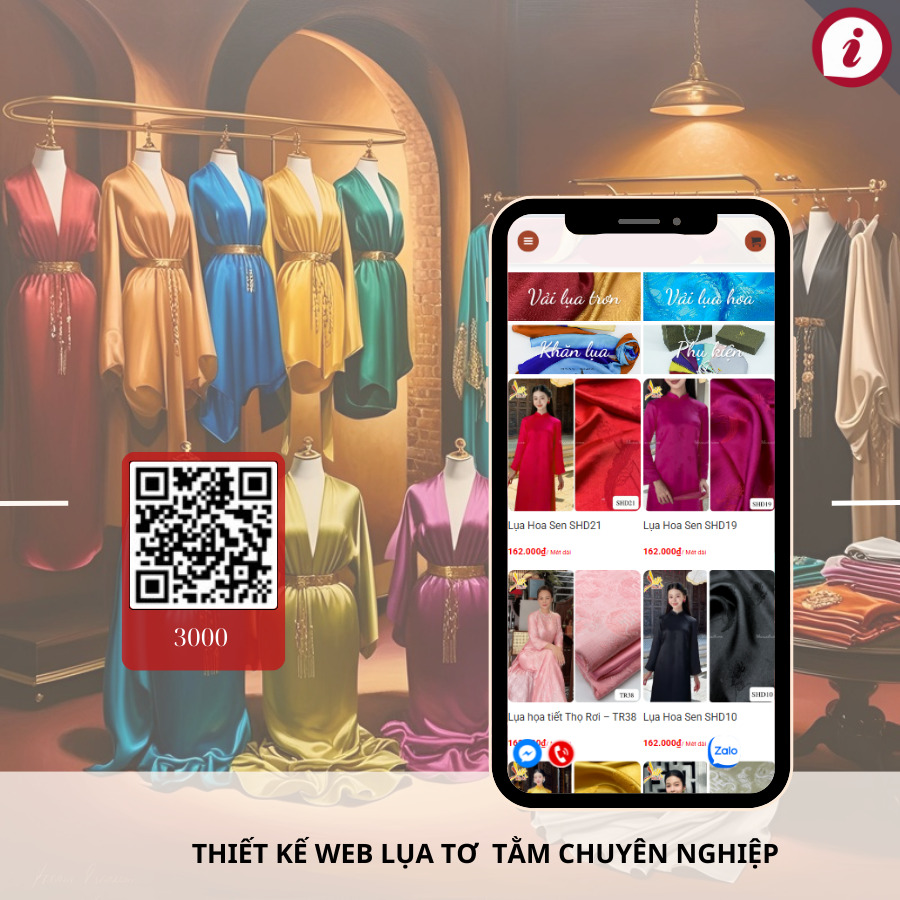 THIẾT KẾ WEB LỤA TƠ TẰM CHUYÊN NGHIỆP