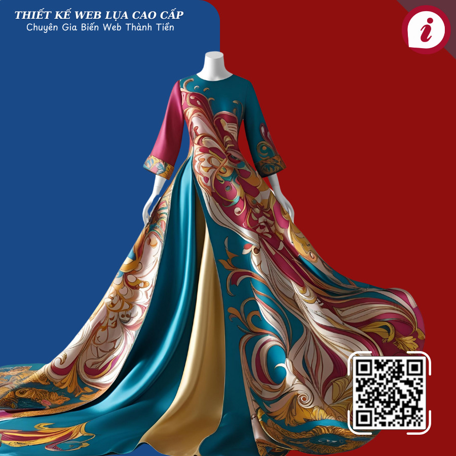 thiết kế website thời trang lụa cao cấp