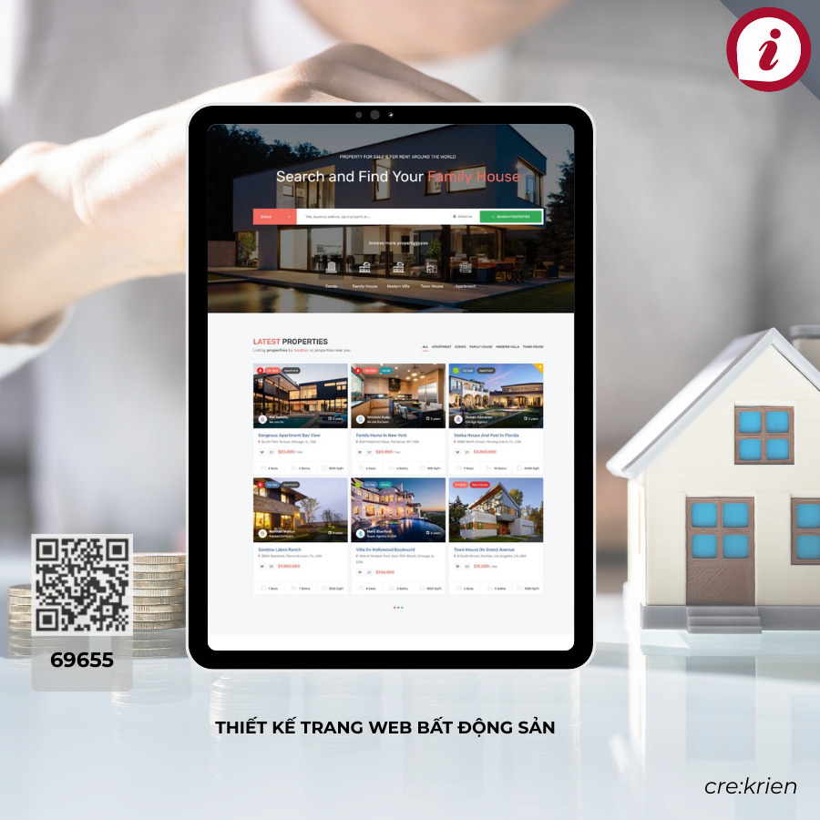Thiết Kế Trang Web Bất Động Sản 