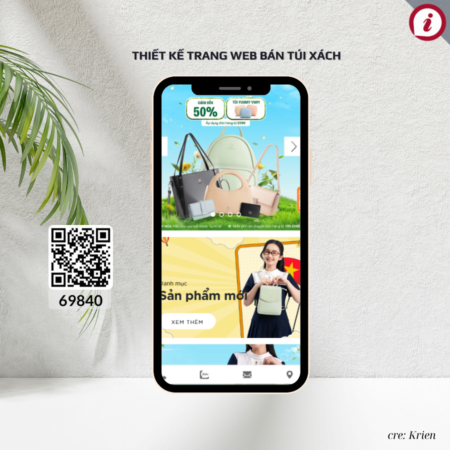 Thiết Kế Trang Web Bán Túi Xách