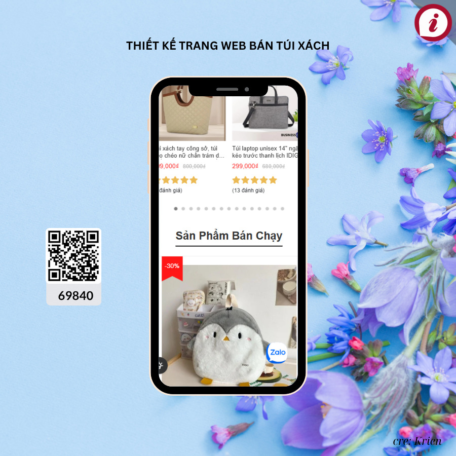 Thiết Kế Trang Web Bán Túi Xách