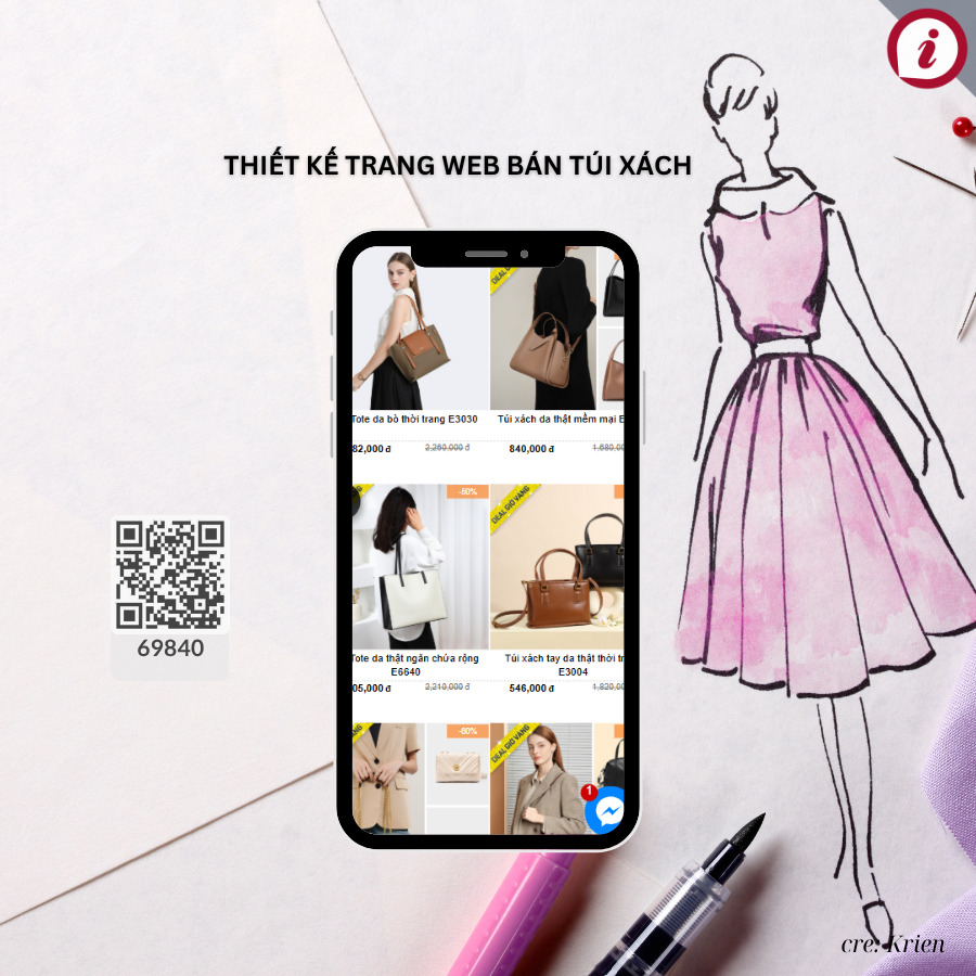 Thiết Kế Trang Web Bán Túi Xách