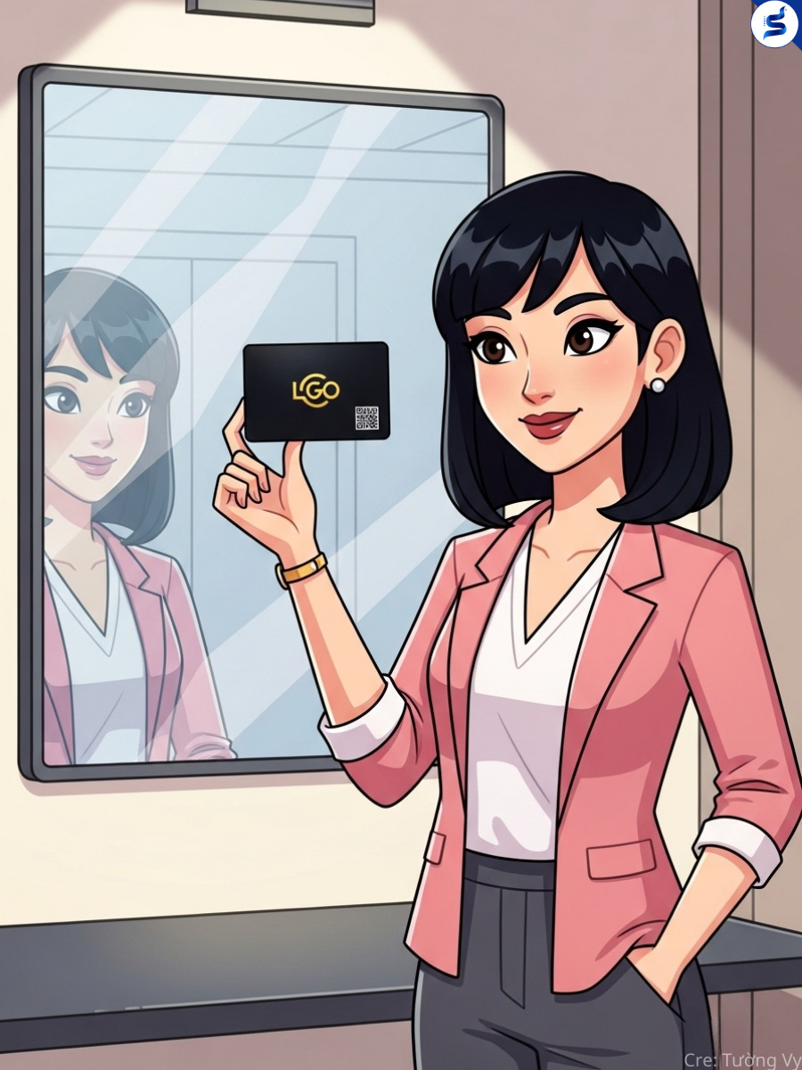 Linh cảm thấy thật may mắn 