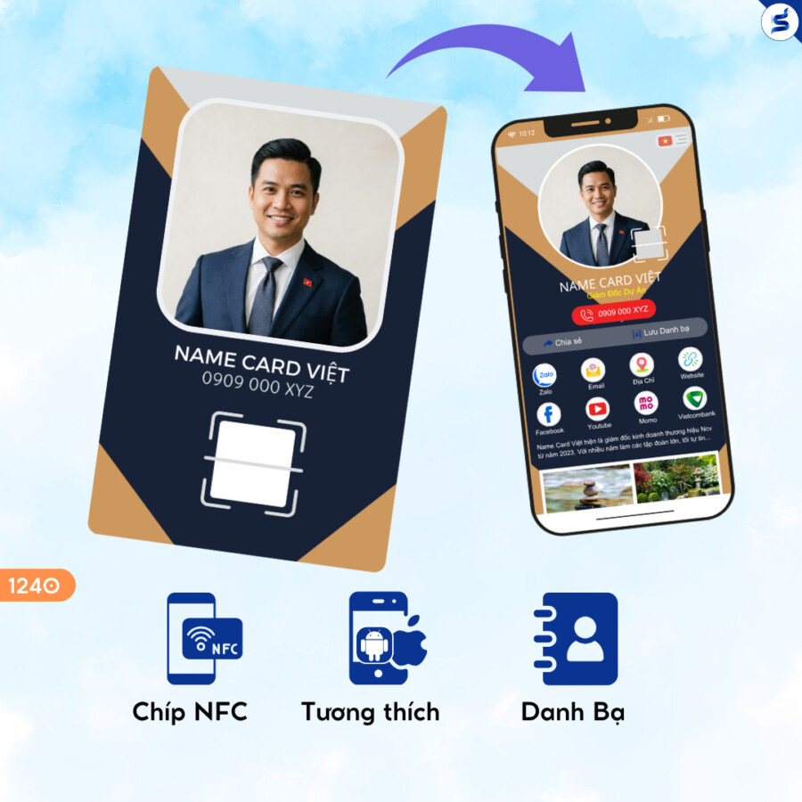 1240-1 Danh Thiếp Điện Tử