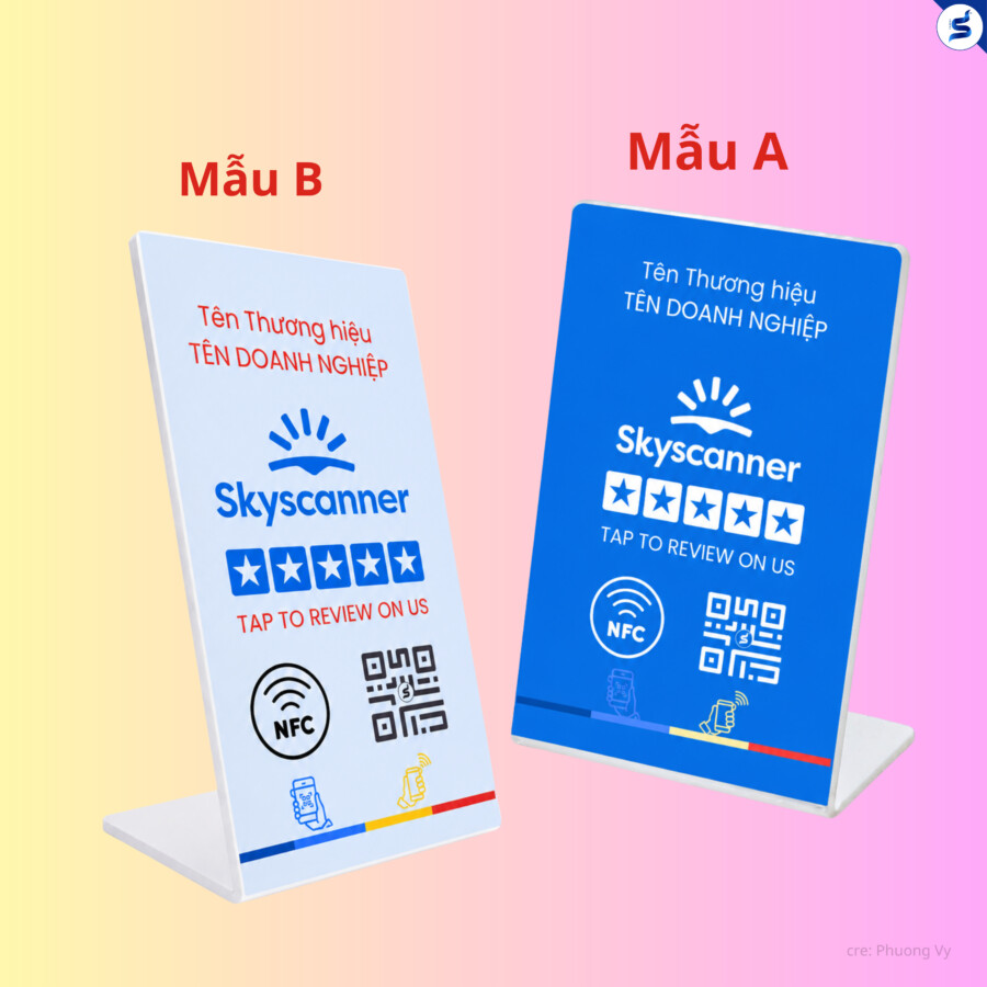 Bảng đánh giá Skyscanner Mẫu A và Mẫu B So sánh bảng đánh giá Skyscanner Mẫu A và Mẫu B