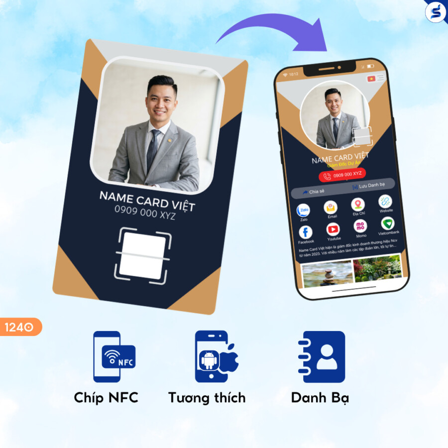 1240-1 danh thiếp điện tử